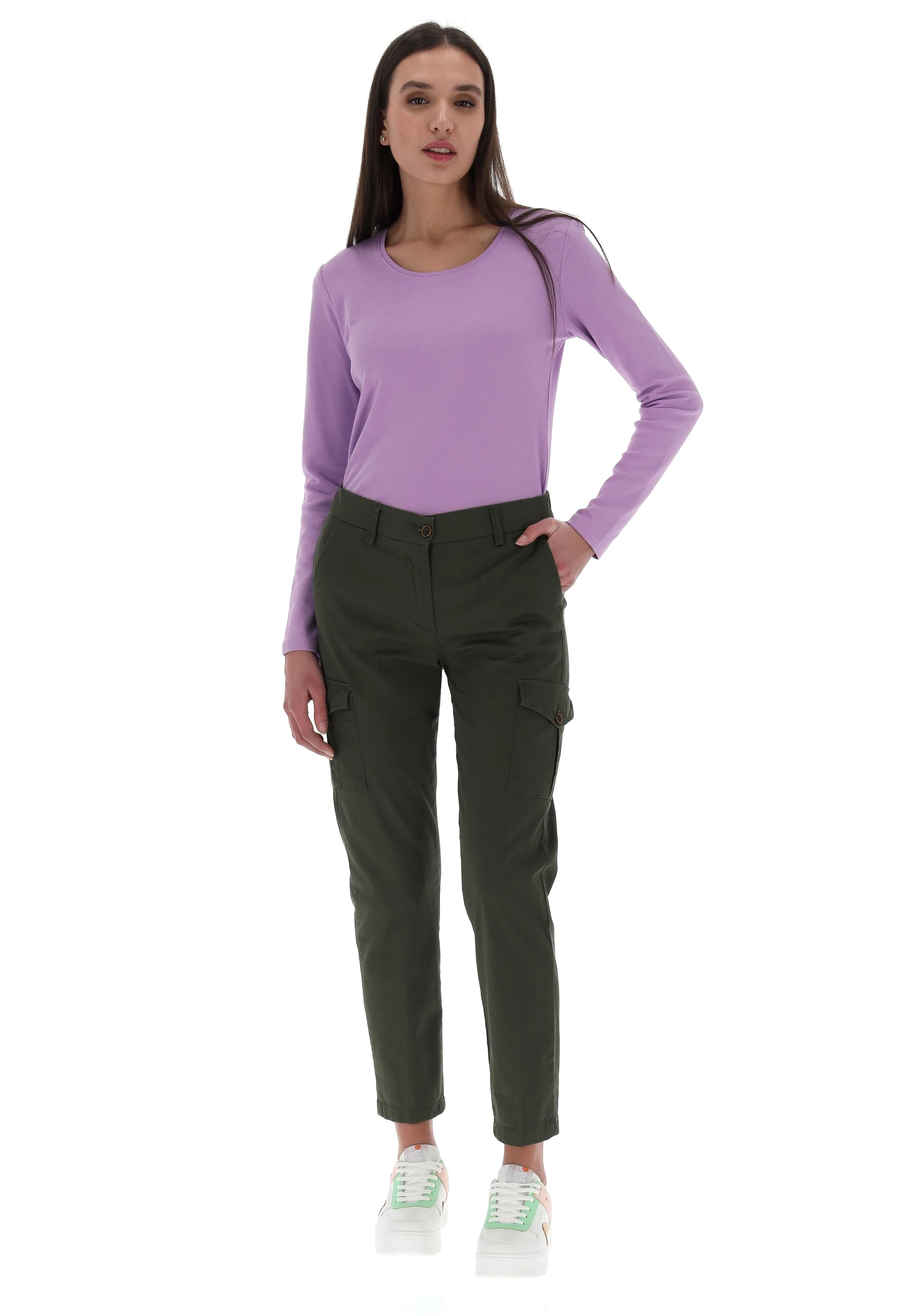 Pantalone con tasconi Flair donna